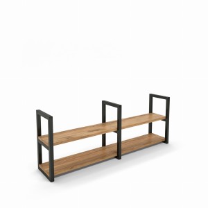 Półka Industrialna Podwójna Loft