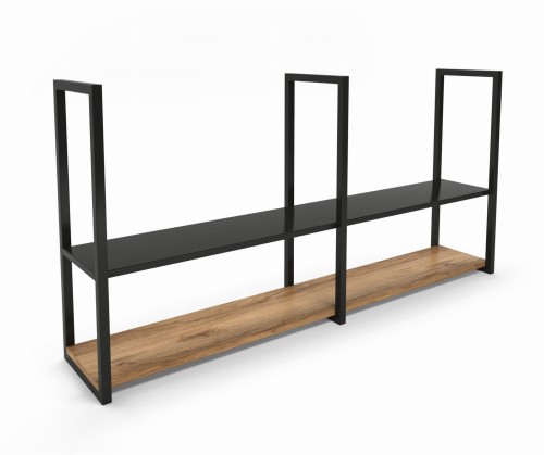 HAGO półka wisząca industrialna z blachą nad wyspę kuchenna blat blacha dowolny wymiar