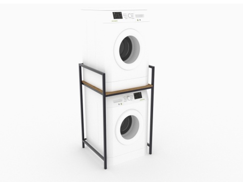 SECO regał zabudowa pralki półka na pralkę i suszarkę pralka suszarka stalowy wytrzymały dąb wotan dowolny wymiar