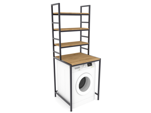 LIRA regał na pralkę zabudowa pralki półka nad dowolny wymiar Poznań hikkora producent